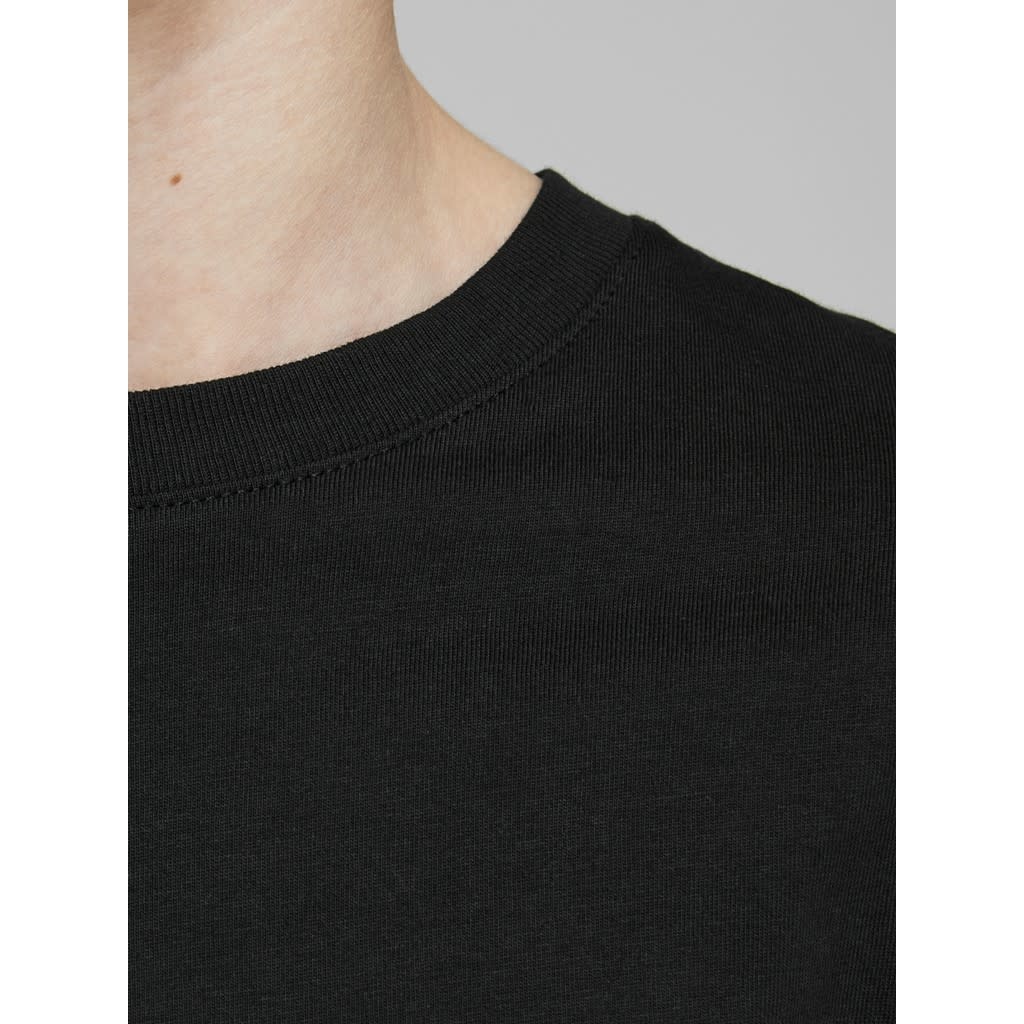 JJEORGANIC BASIC TEE SS O-NECK NOOS JNR 12158433 Black