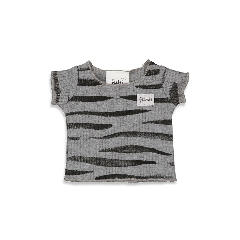 Feetje knuffel pyjama - grijs melange
