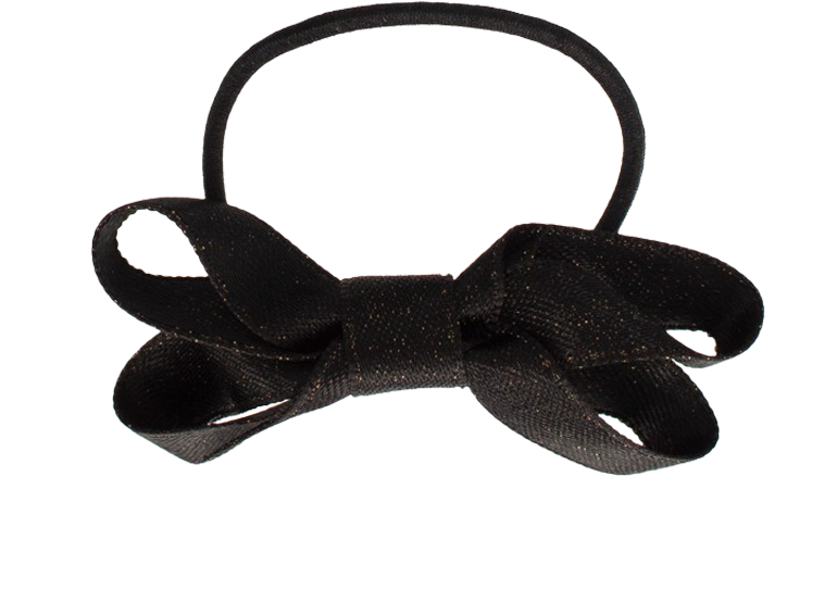 Haarelastiek black sparkle