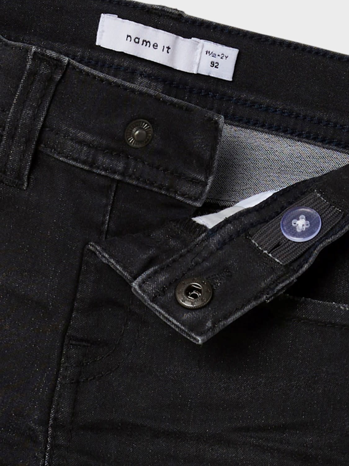 NMMSILAS Skinny Jeans 13198524 Dark Grey Denim
