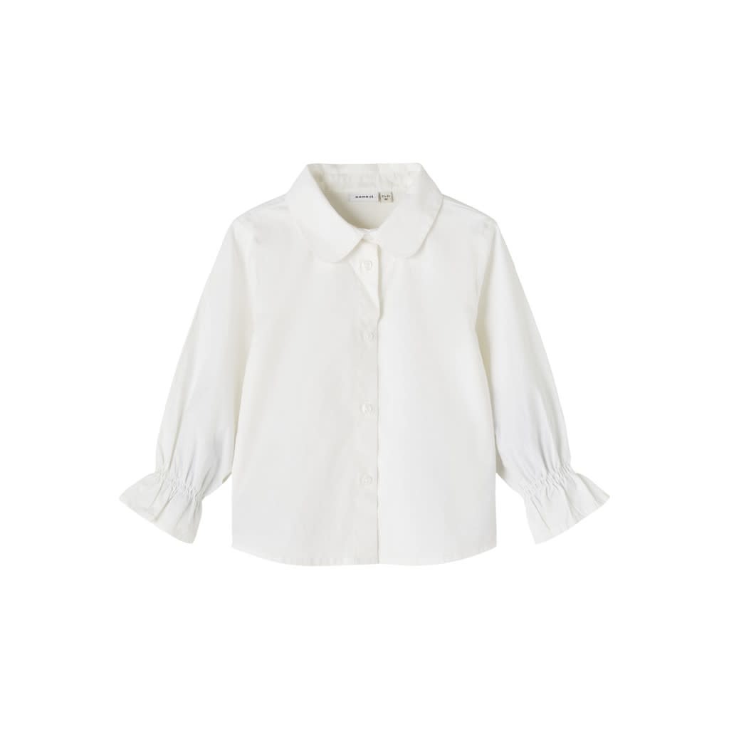 NMFBESALLY LS SHIRT 13200277 White Alyssum