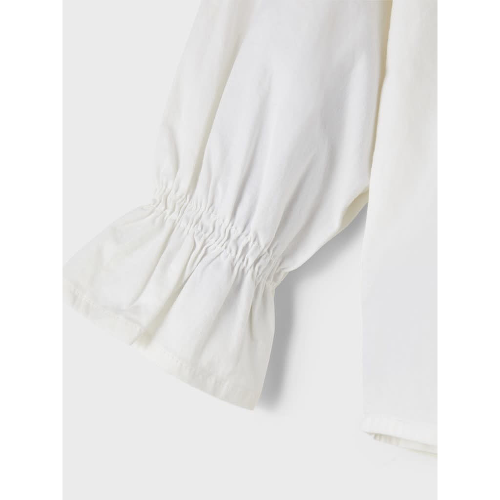 NMFBESALLY LS SHIRT 13200277 White Alyssum