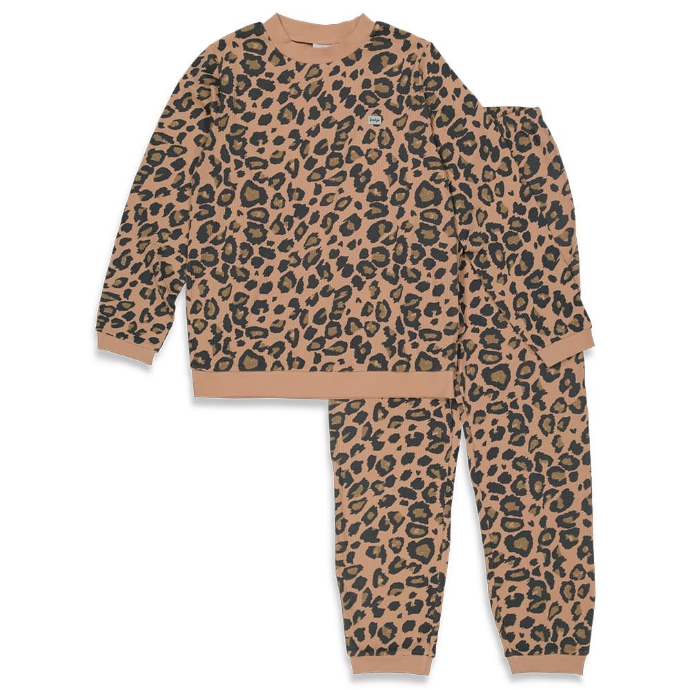 Wafel pyjama 305.546 - zand melange