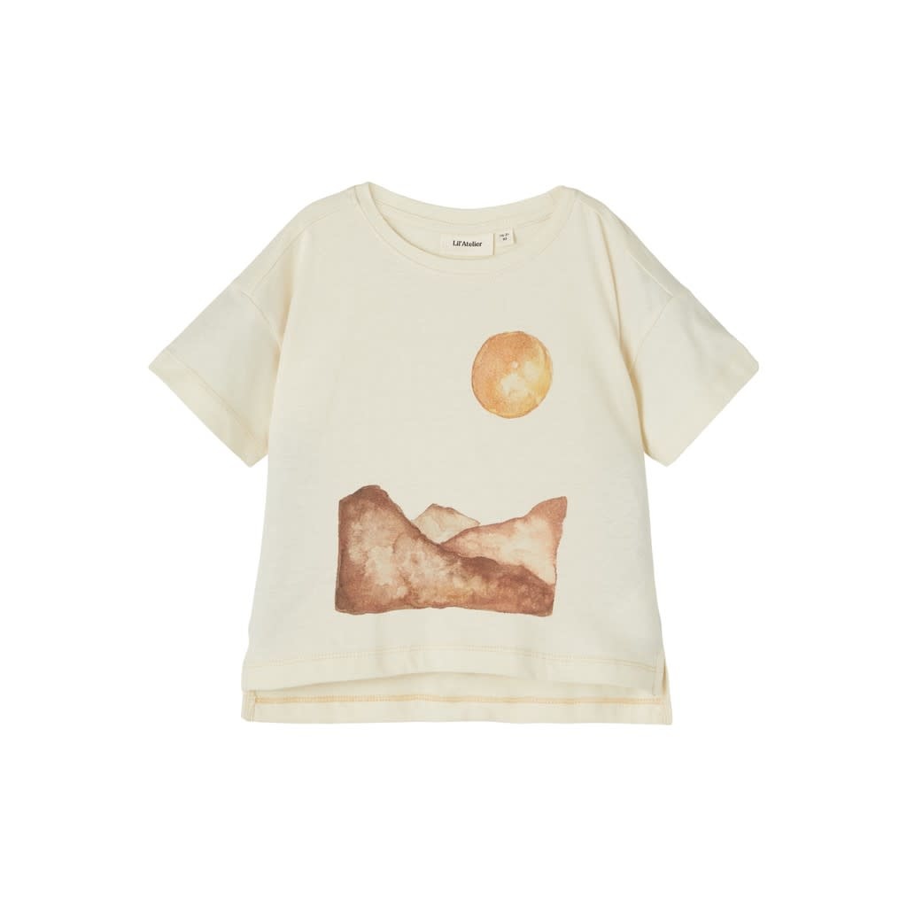 NMNELMER SS OVERSIZED TOP LIL 13200721 Turtledove