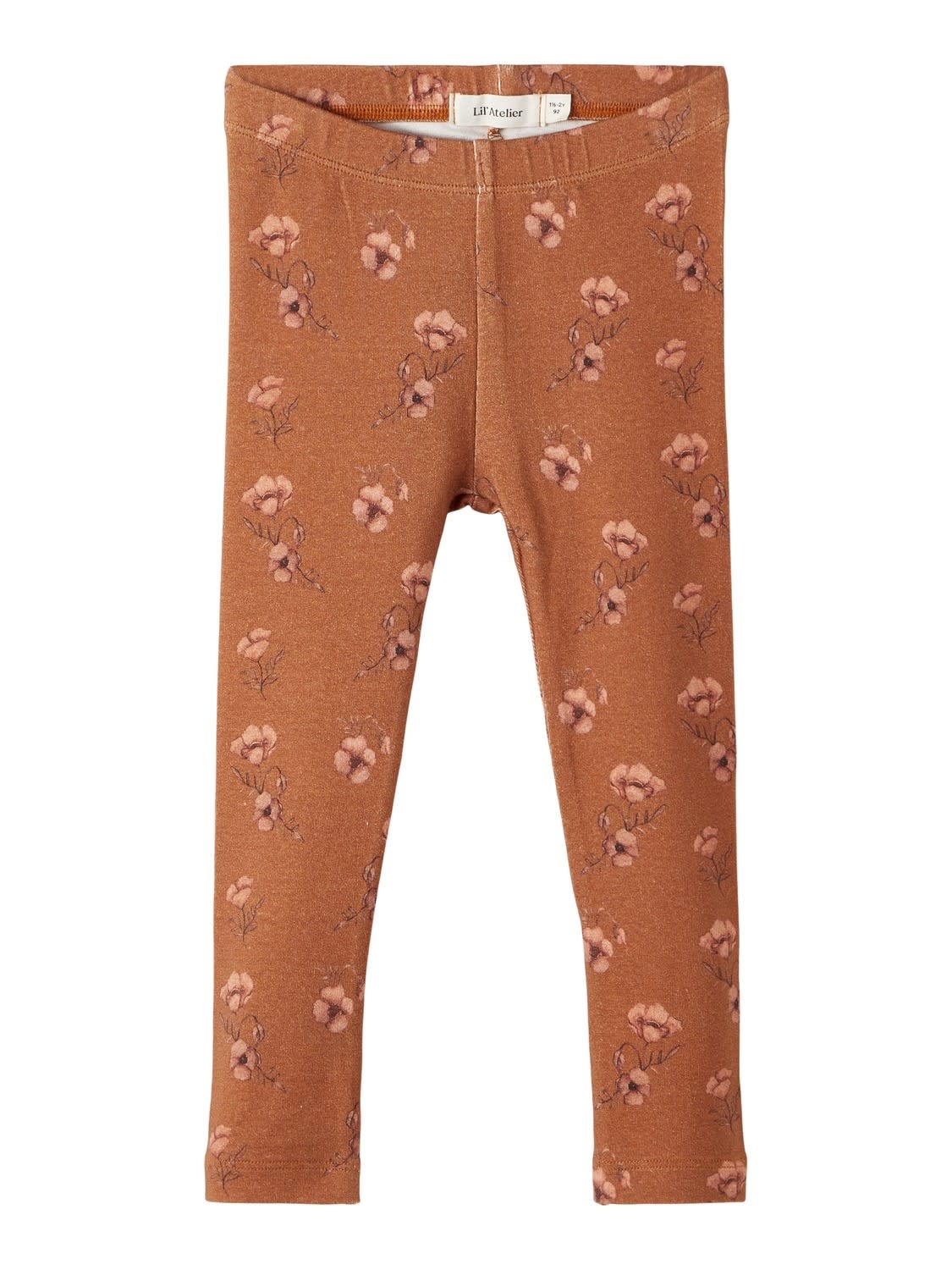 NMFGAYA SLIM LEGGINGS SP LIL 13200748 Bran
