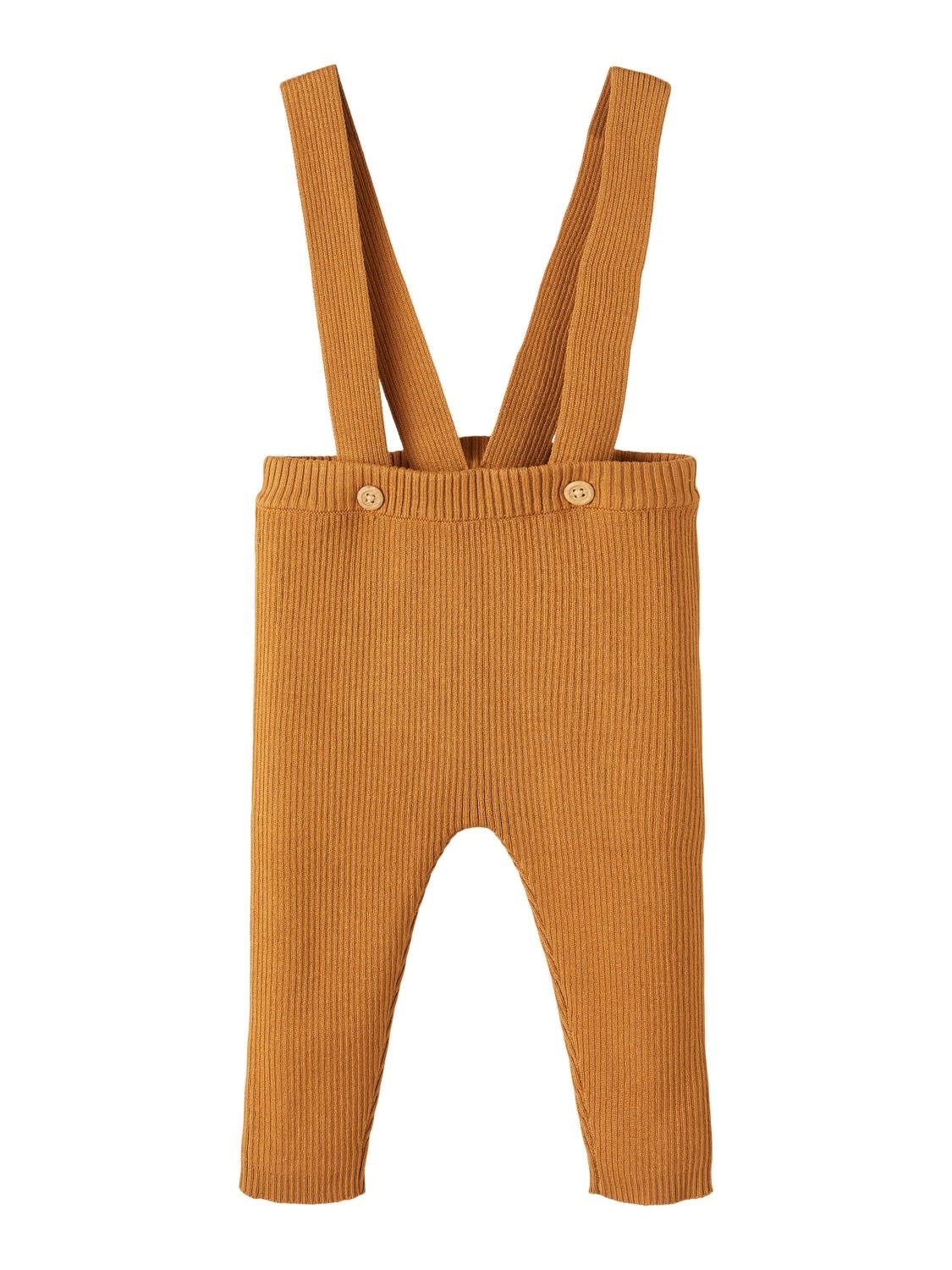 NBNULLON KNIT OVERALL 13207422 Brown Sugar