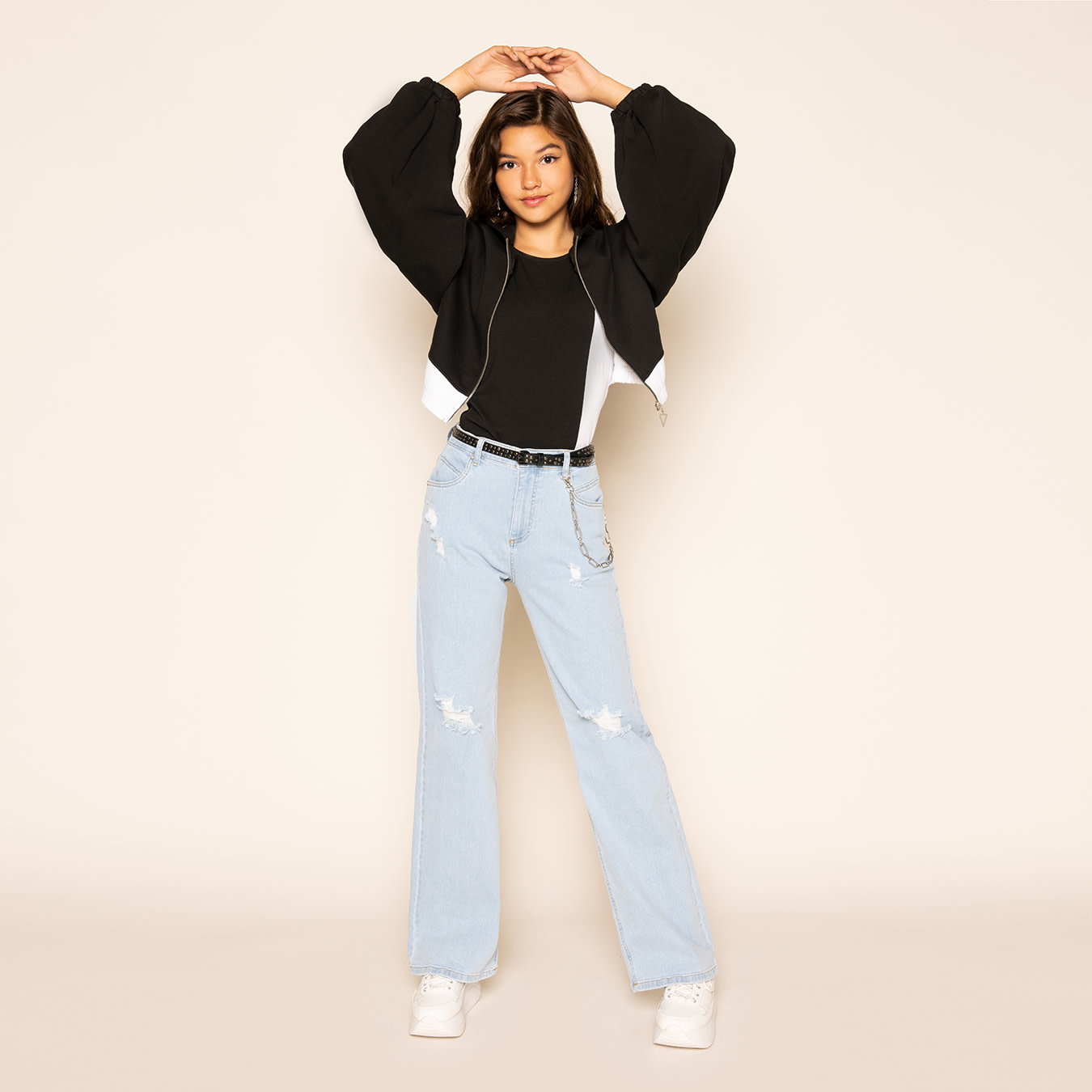 Cassy Sweat Gardigan 03 BLACK