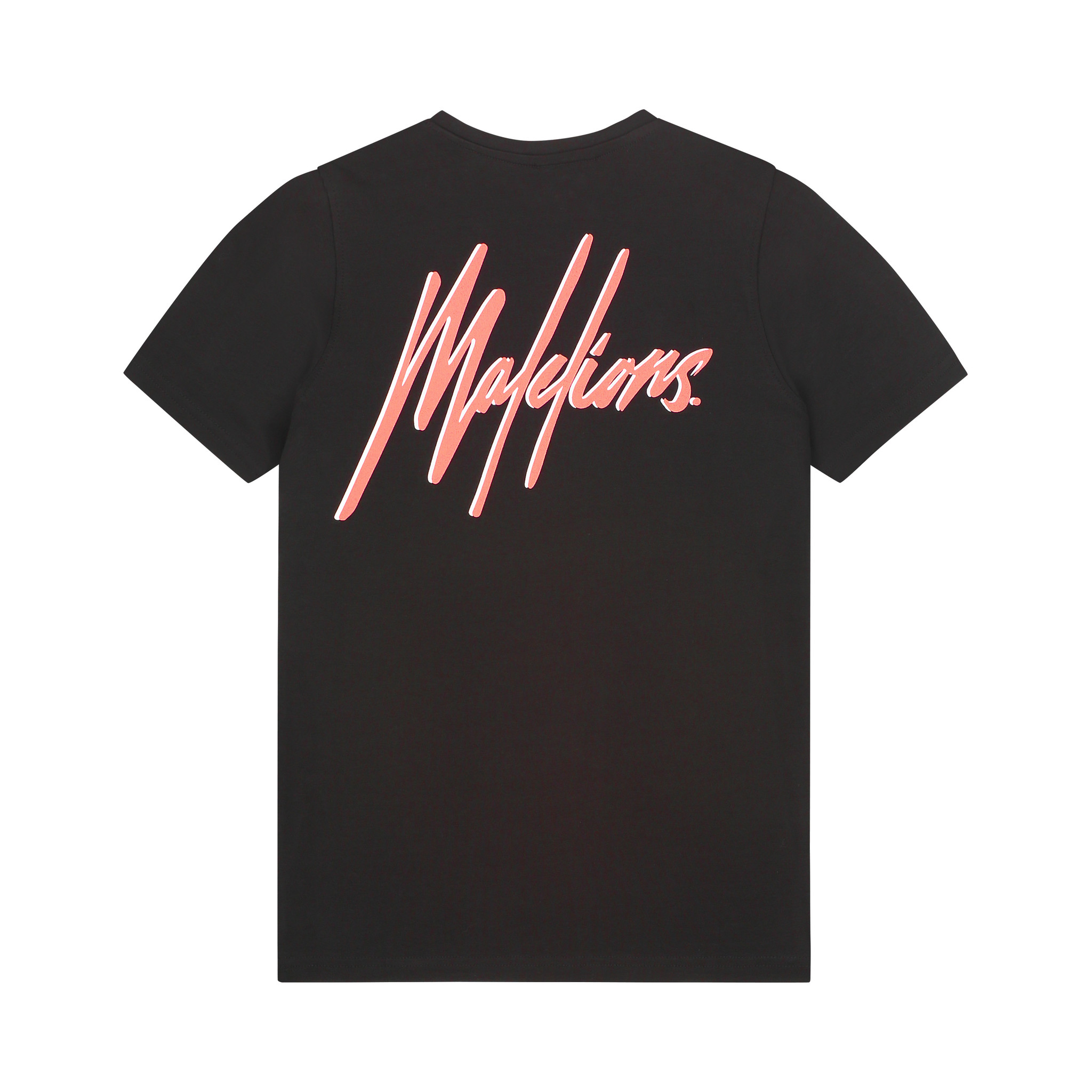 Double Signature T-Shirt J1-SS22-21 Black/Peach