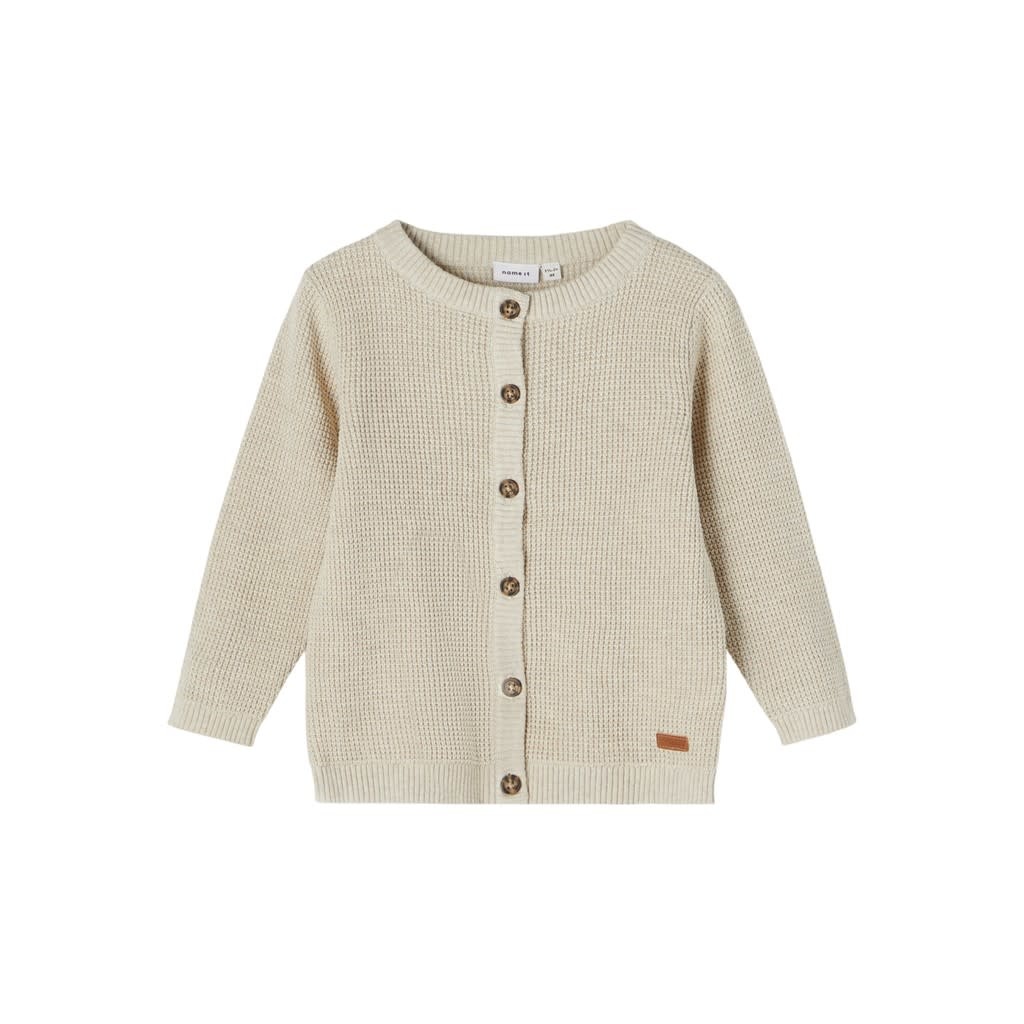 NMMFEMIL LS KNIT CARD 13200014 Peyote Melange
