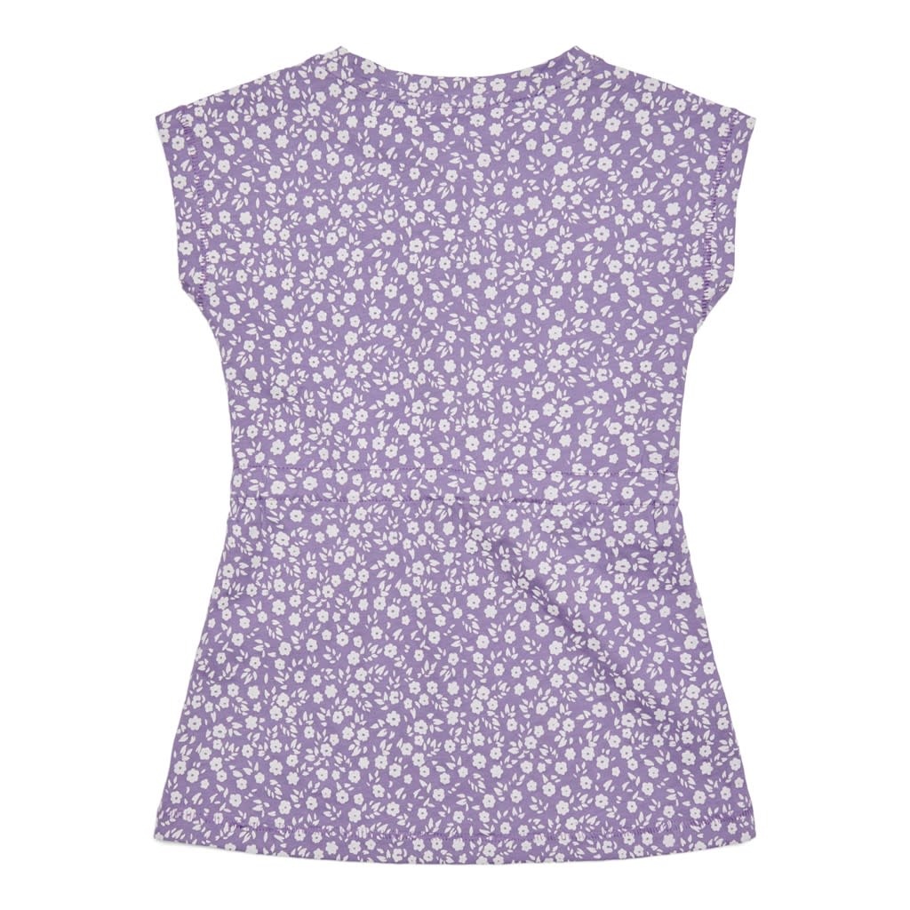 KOMMAY S/S STRIPE/AOP DRESS JRS 15253953 Chalk Violet
