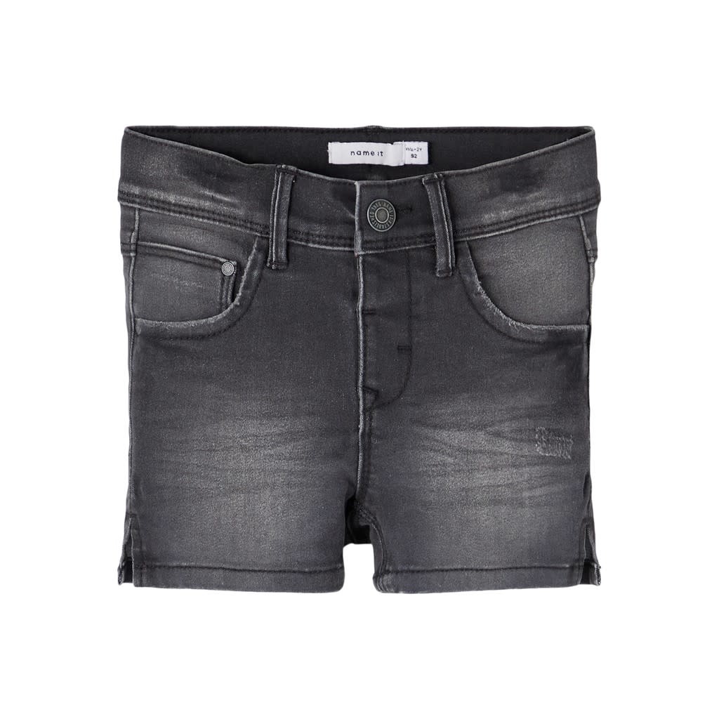 NMFSALLI Denim shorts 13198530 Dark Grey Denim