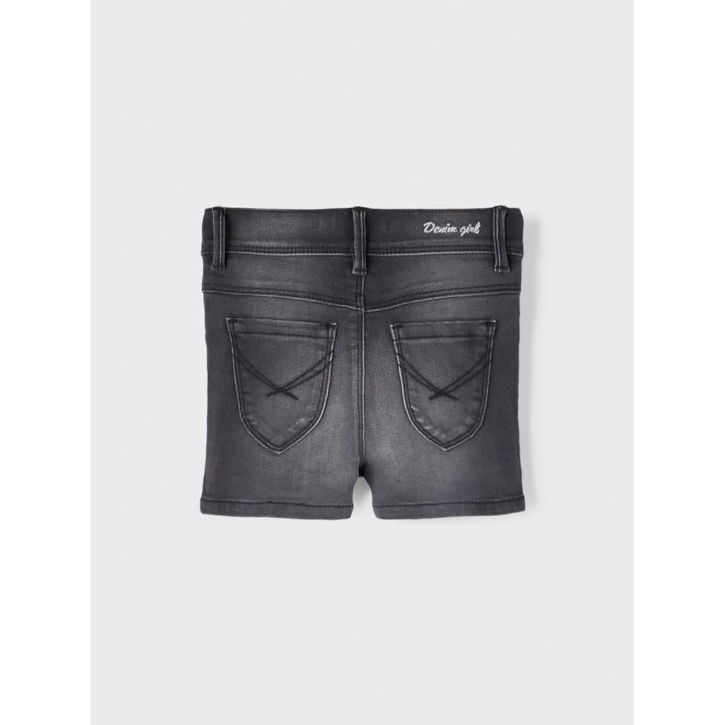 NMFSALLI Denim shorts 13198530 Dark Grey Denim