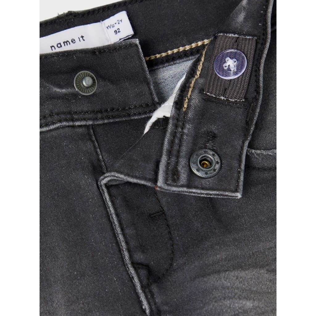 NMFSALLI Denim shorts 13198530 Dark Grey Denim