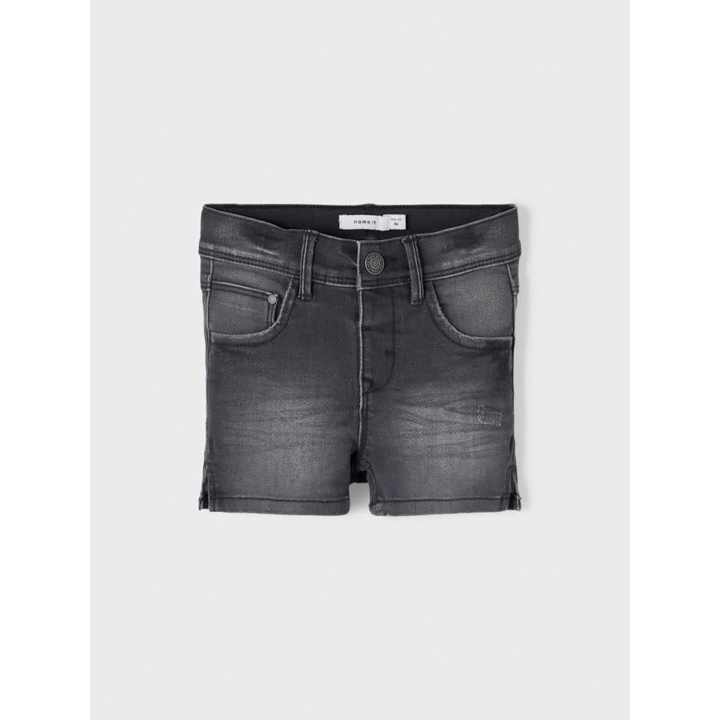NMFSALLI Denim shorts 13198530 Dark Grey Denim