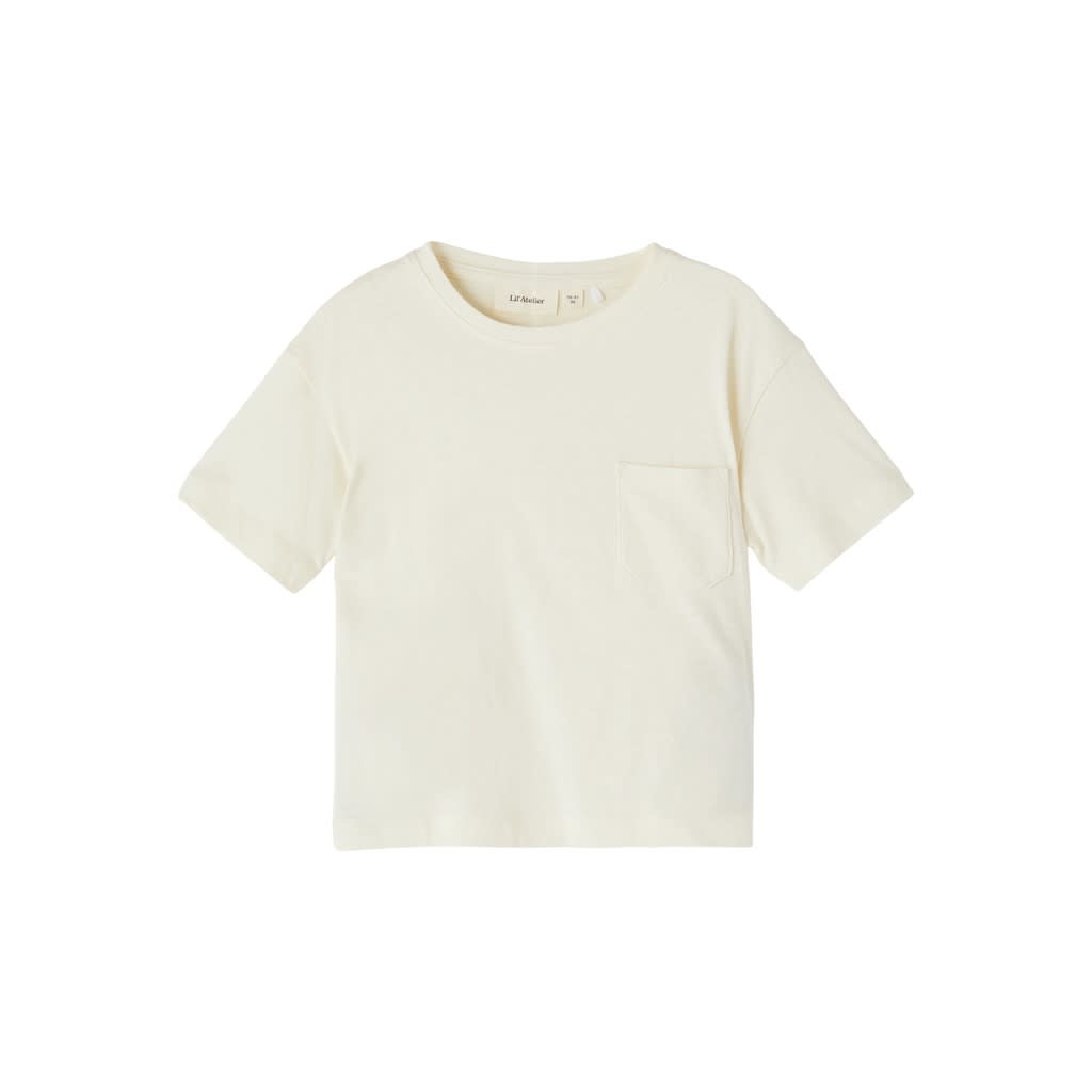 NMNELLO SS BOXY TOP LIL 13203628 Turtledove