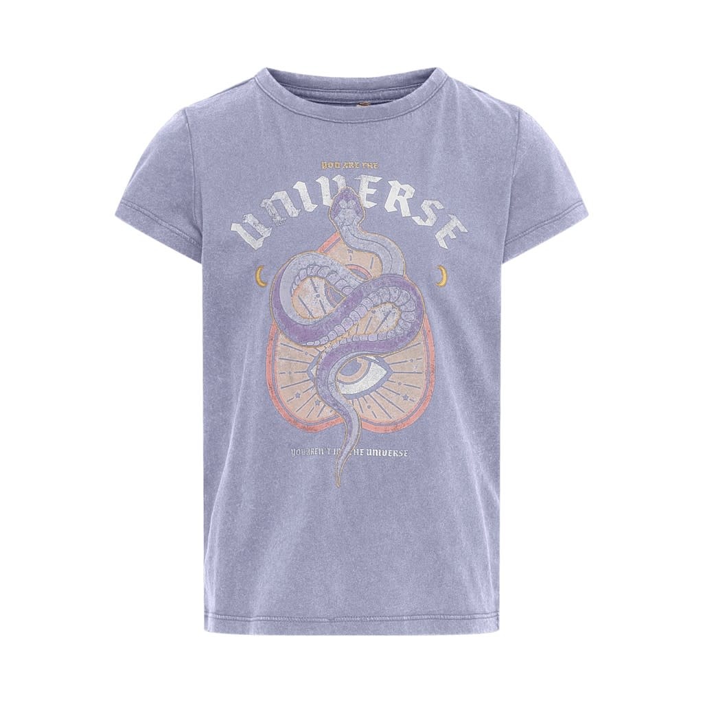 KONLUCY FIT S/S SPIRITUAL TOP JRS 15263792 Cosmic Sky