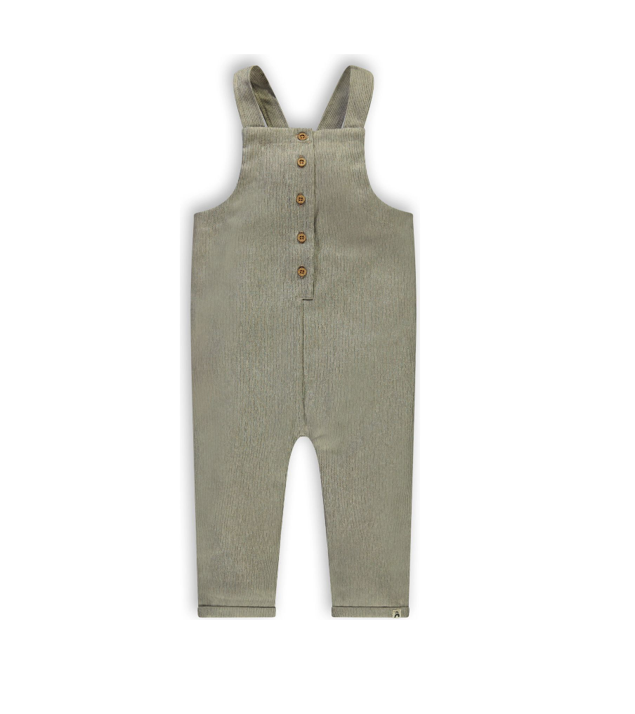 Woven overall D204-0687 - deep taupe