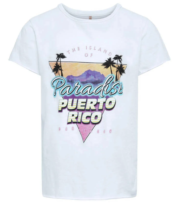 KOGBIBI S/S PALMS TOP 15272558 - White