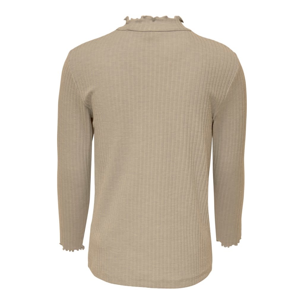 KOGNELLA L/S HIGH NECK TOP JRS NOOS 15212059 Humus