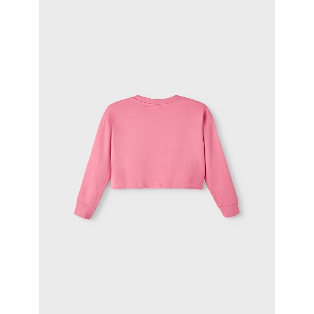 NKFVANITA LS CROPPED BOXY SWEAT 13204795 Chateau Rose