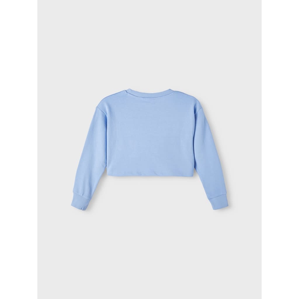 NKFVANITA LS CROPPED BOXY SWEAT 13204795 Serenity