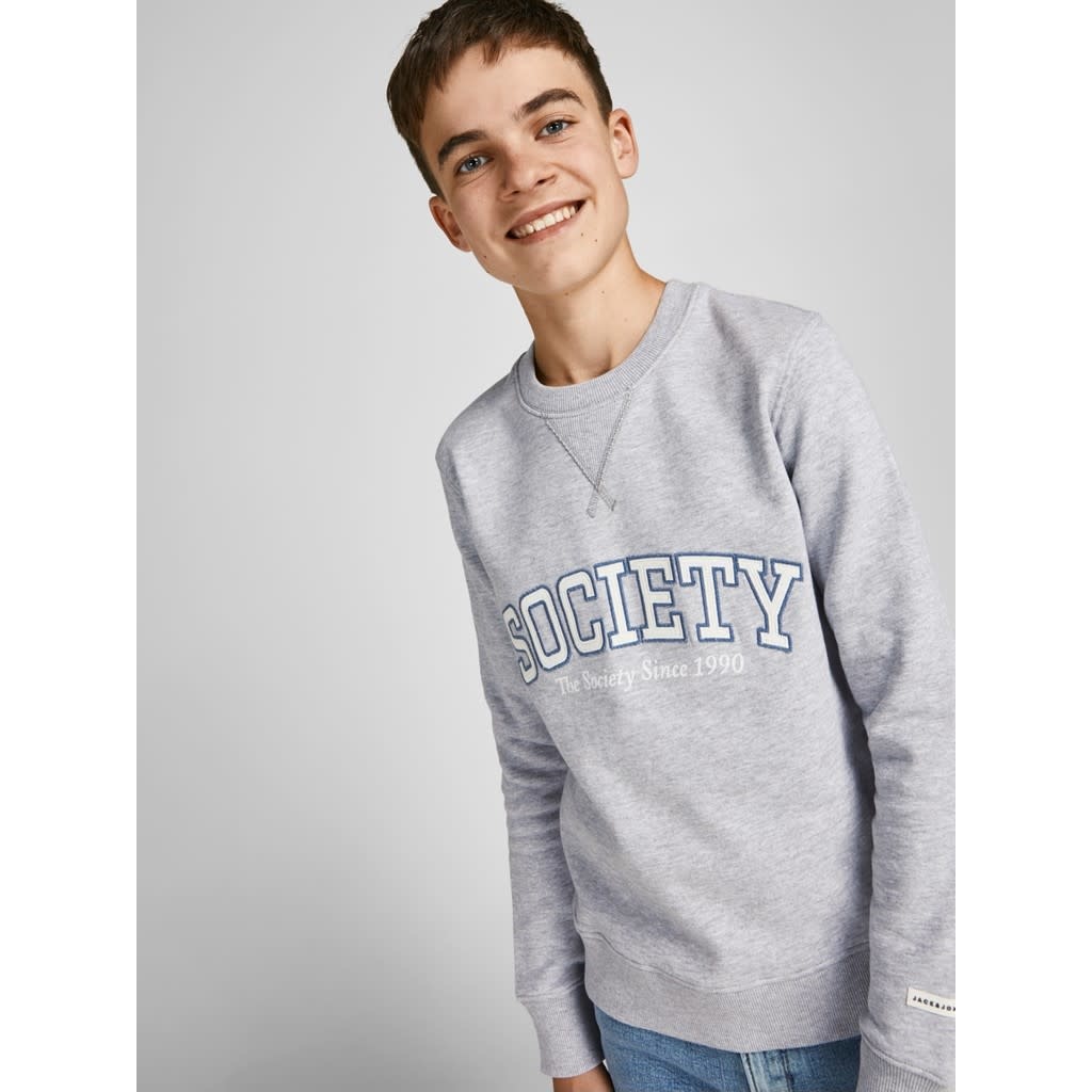 JORMASHUP SWEAT CREW NECK JNR 12206210 Light Grey Melange