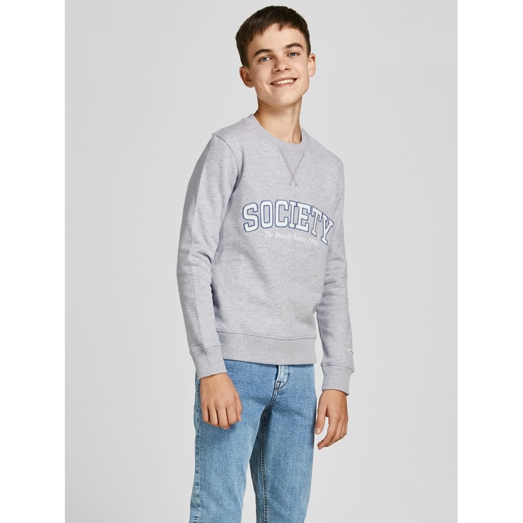 JORMASHUP SWEAT CREW NECK JNR 12206210 Light Grey Melange