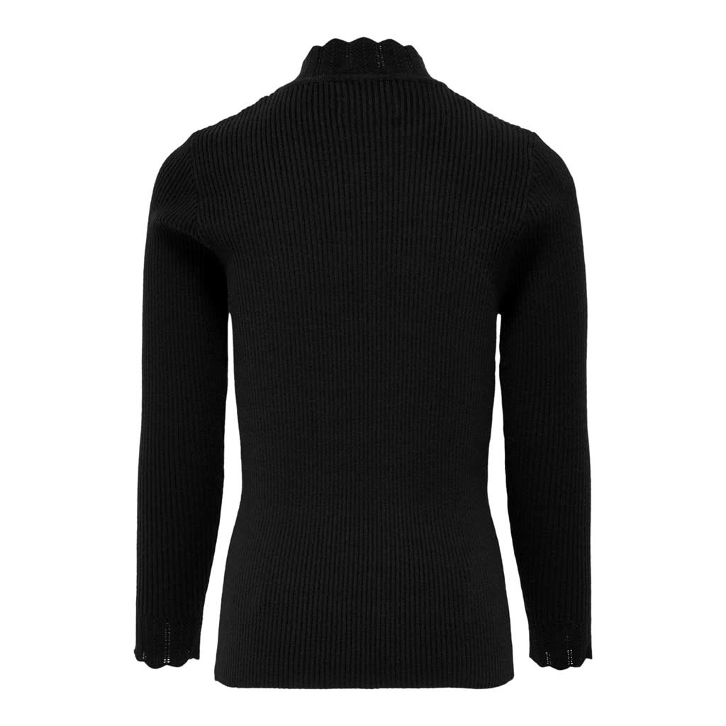 KOGBREENA L/S HIGHNECK PULLOVER CP KNT 15220754 Black