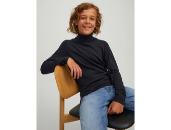 JORROGAN KNIT ROLL NECK JNR 12219658 Black