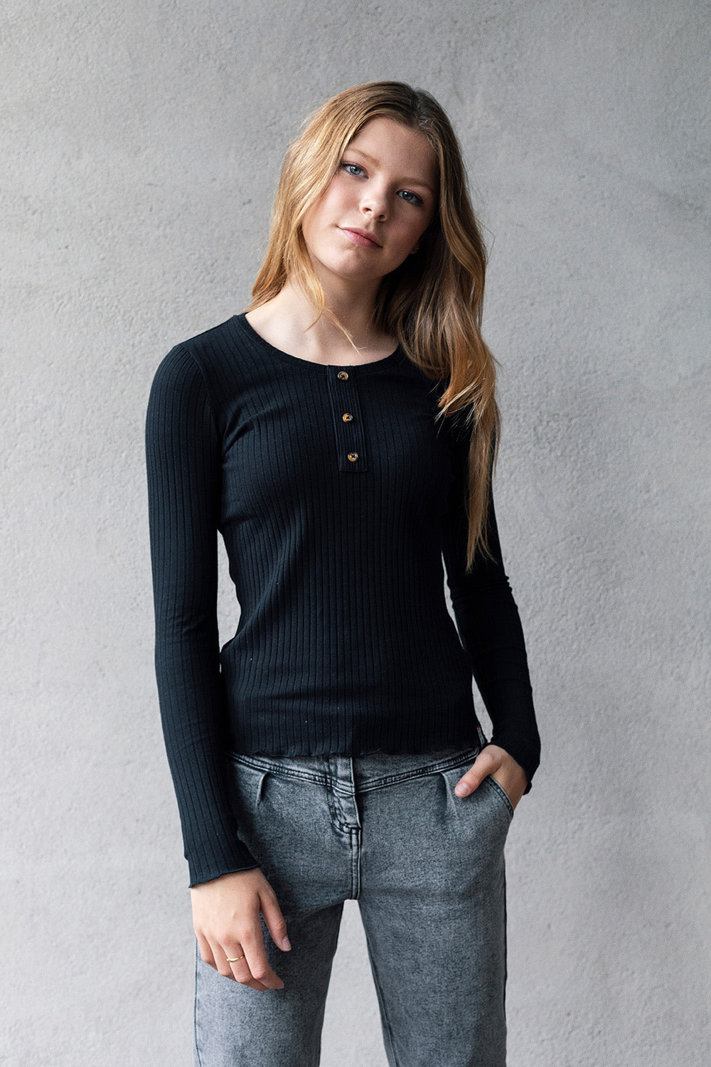 Rib Top 2231-5410-099 Black