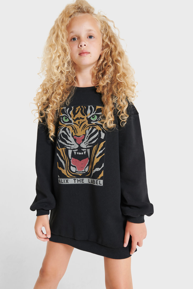 ALIX Tiger sweat dress - LILY