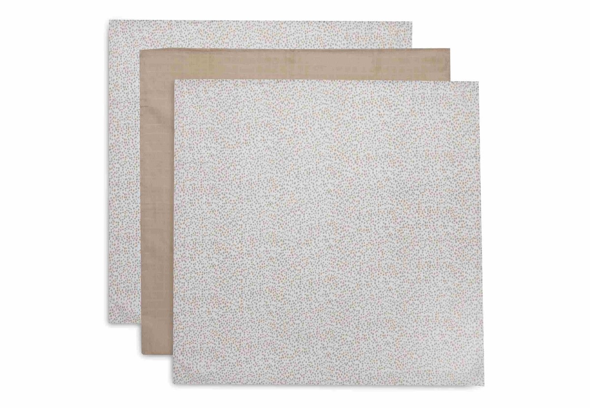 Hydrofiele Doek Small 70x70cm Dotted (3pack)