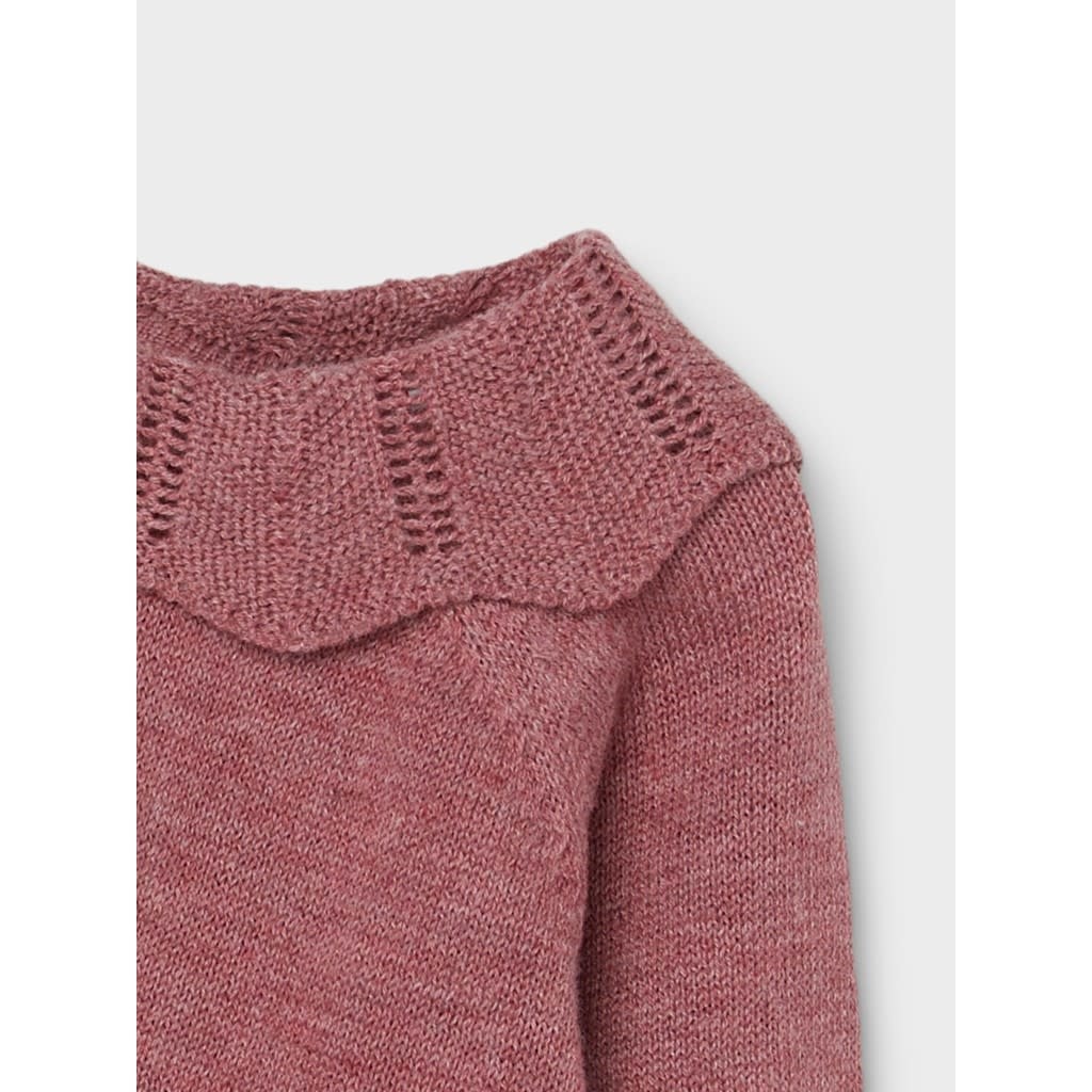 NBFNOLUNA LS KNIT 13207069 Mauvewood
