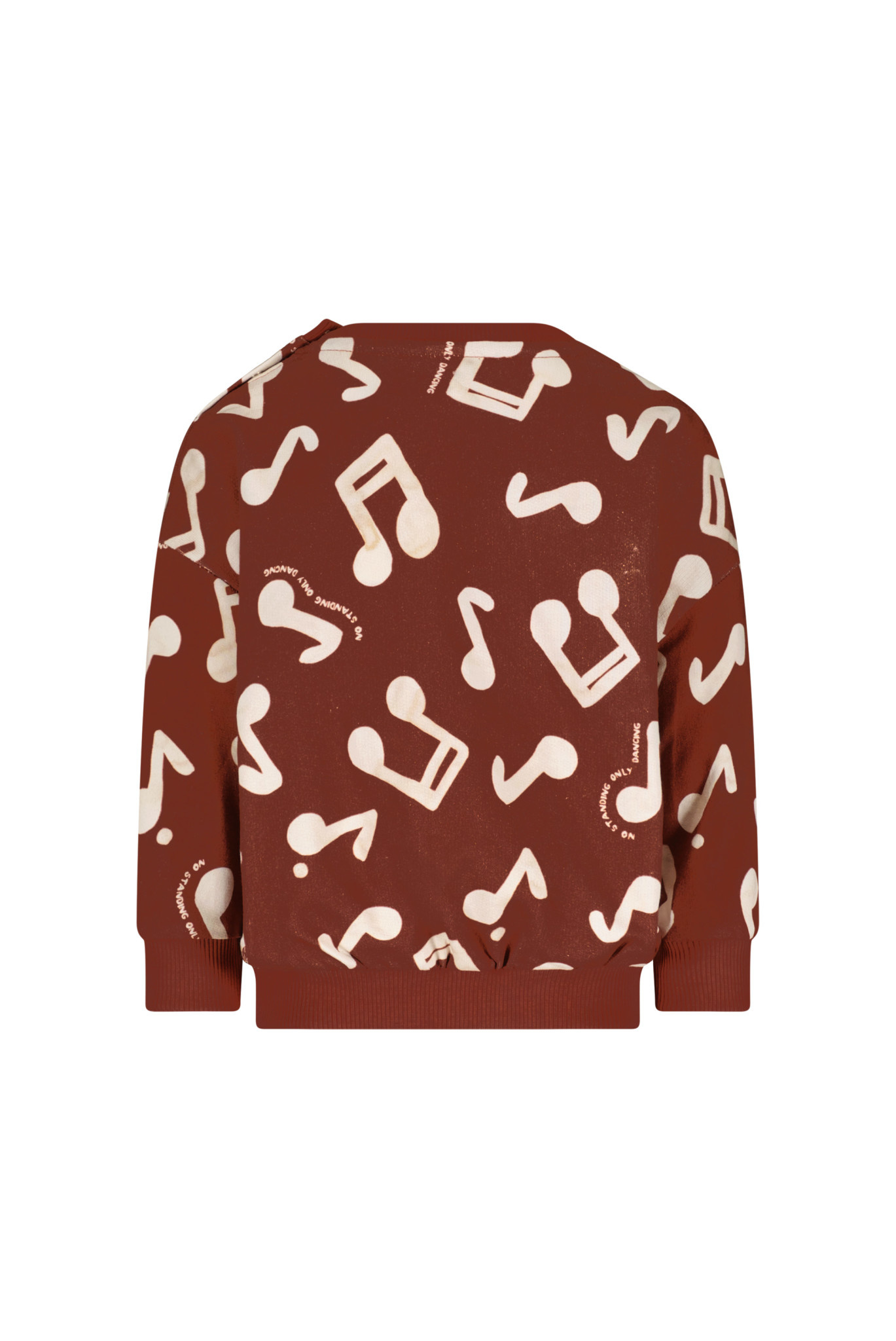 Oversized sweater happy notes D209-0321