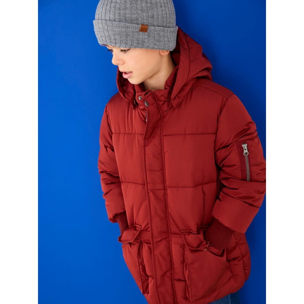 NKMMUSO PUFFER JACKET 13205107 Fired Brick
