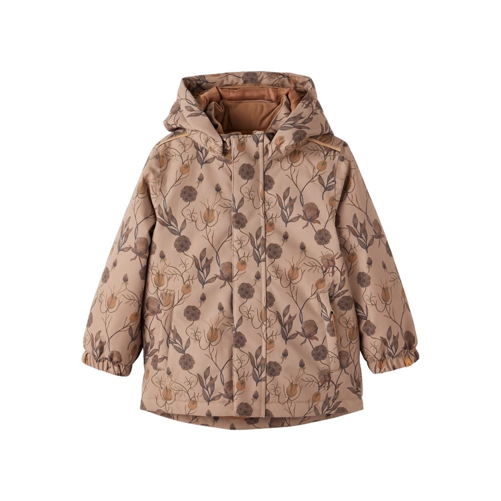 NMFLASNOW10 JACKET AOP FO LIL 13202744 Sinopia Fresco