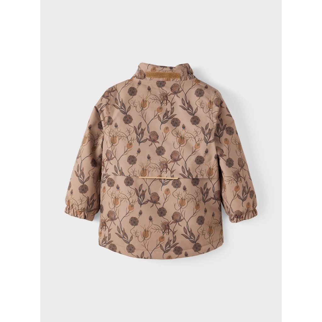 NMFLASNOW10 JACKET AOP FO LIL 13202744 Sinopia Fresco