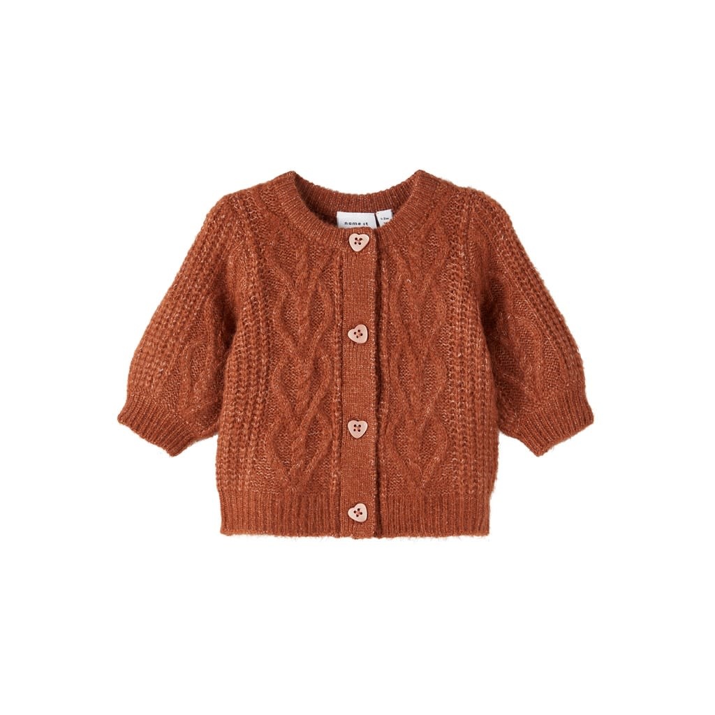 NBFRISMI LS KNIT CARD 13209872 Arabian Spice