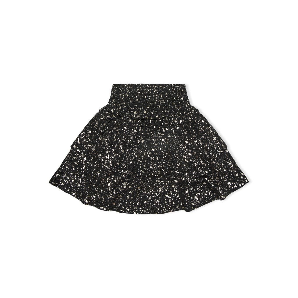 KMGPELLA SMOCK LAYERED SKIRT JRS 15278420 Black