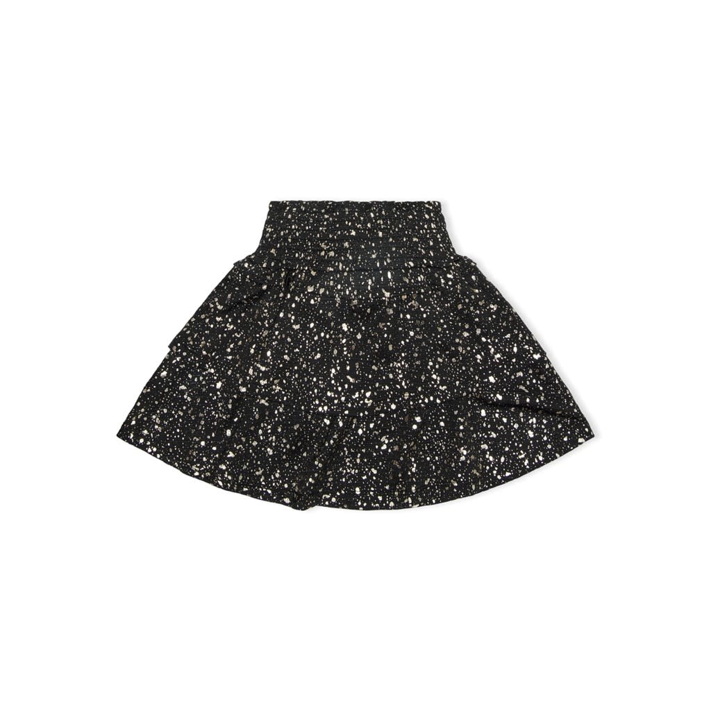 KMGPELLA SMOCK LAYERED SKIRT JRS 15278420 Black