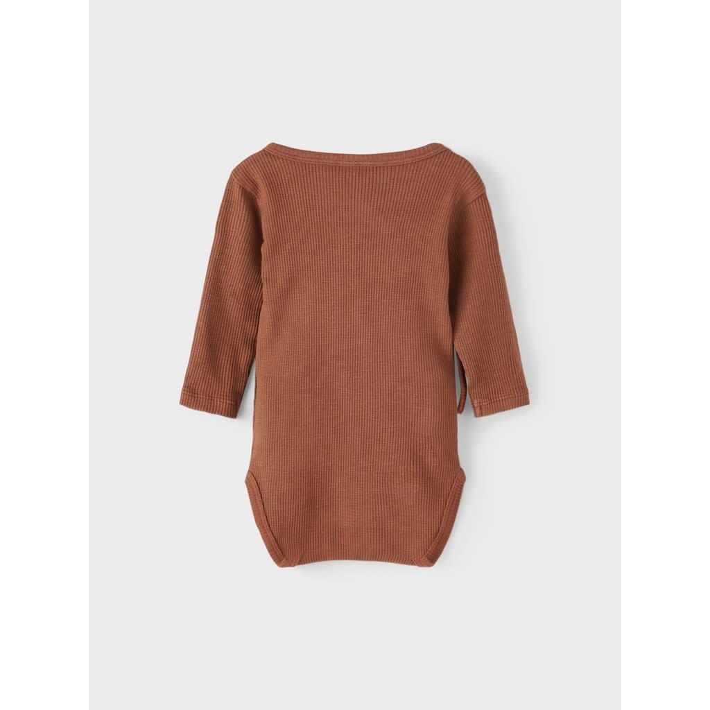 NBNONUGAT LS WRAP BODY 13206841 Coconut Shell
