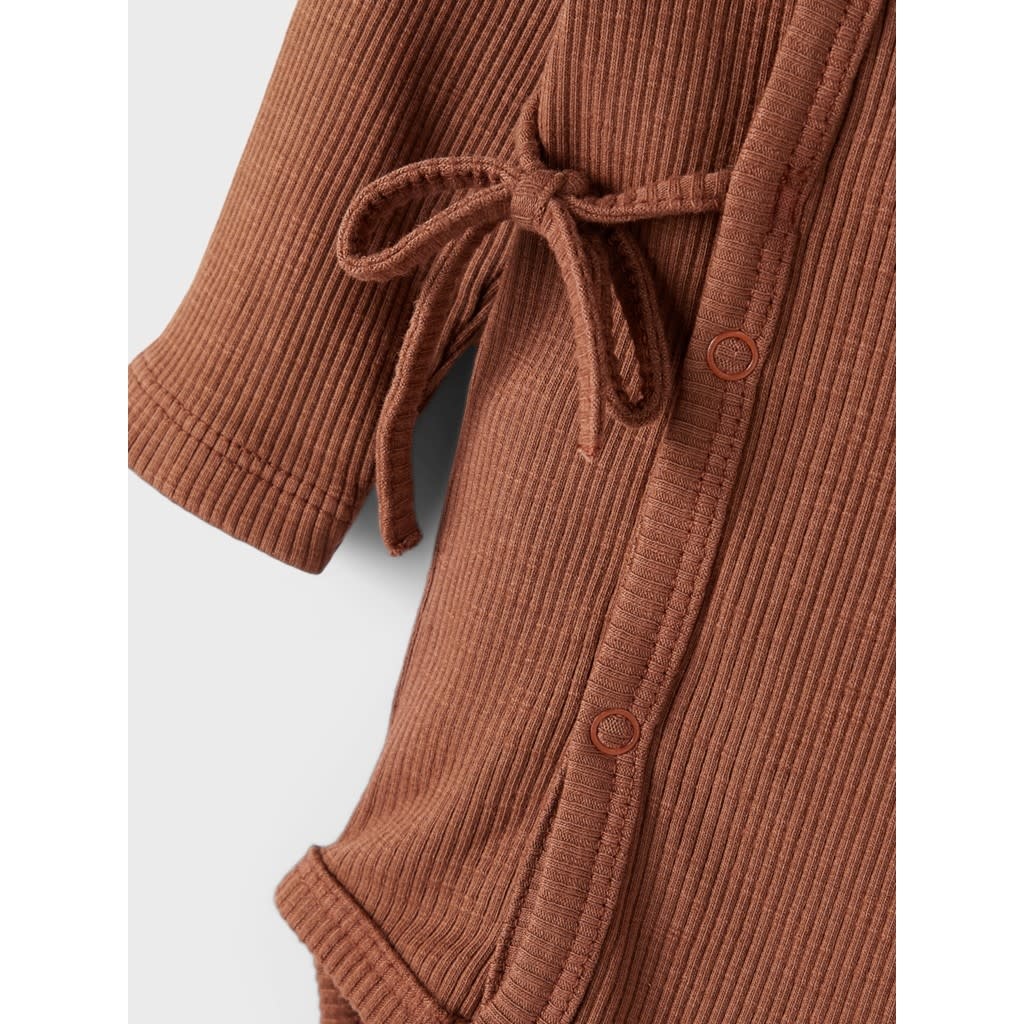 NBNONUGAT LS WRAP BODY 13206841 Coconut Shell