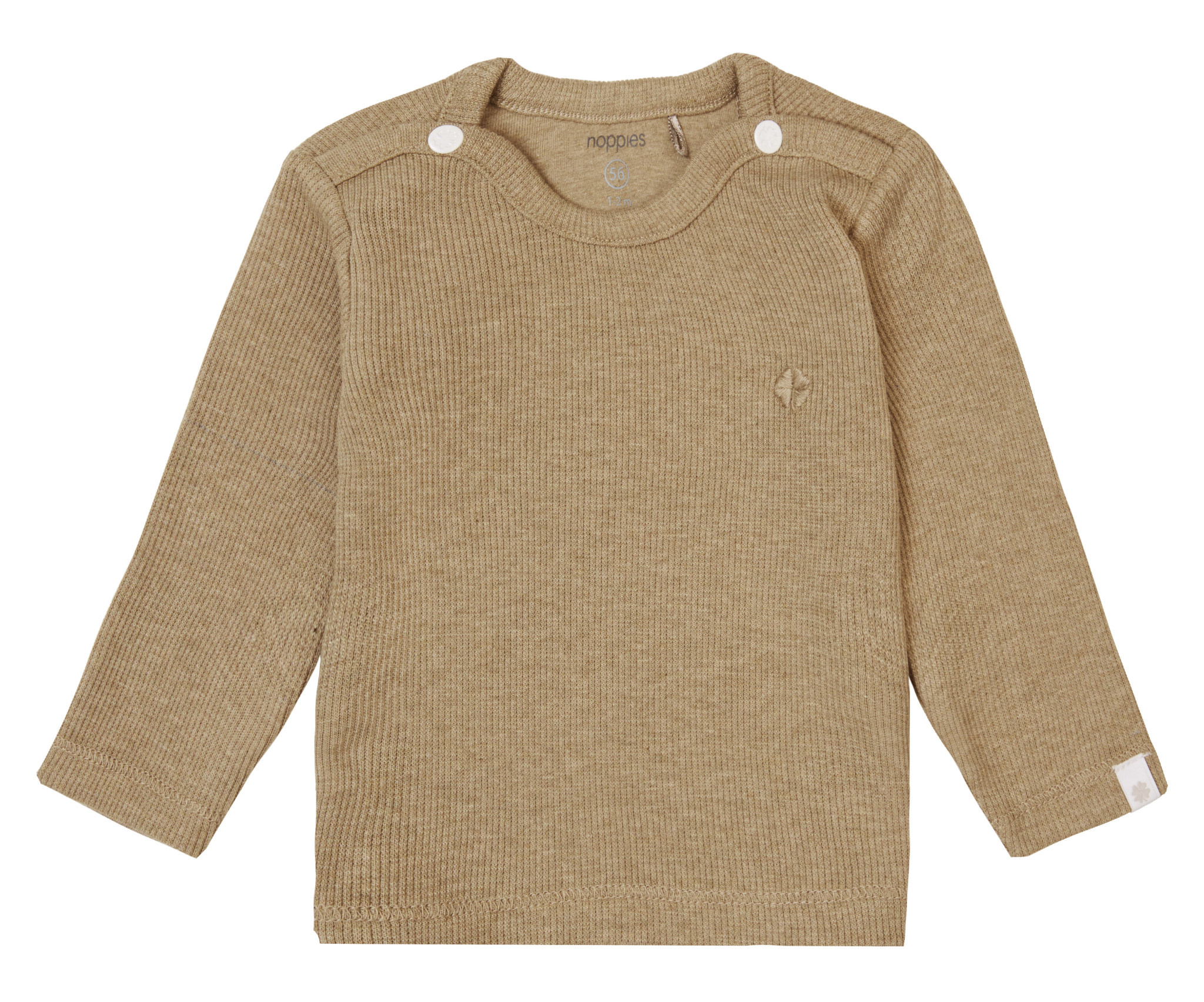 U Tee ls Rib Natal Light Green Melange
