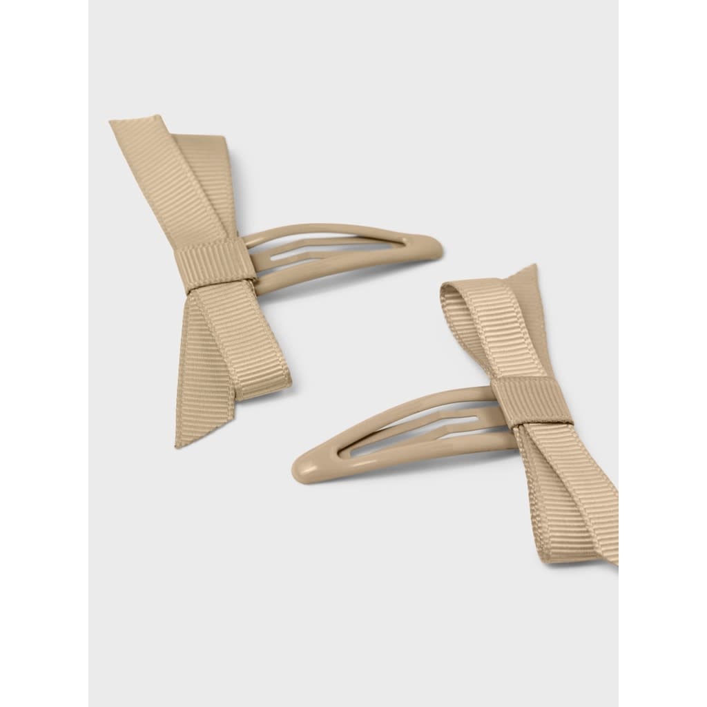 NKFACC-REGITSE 2P HAIR CLIPS LIL 13211594 Warm Sand