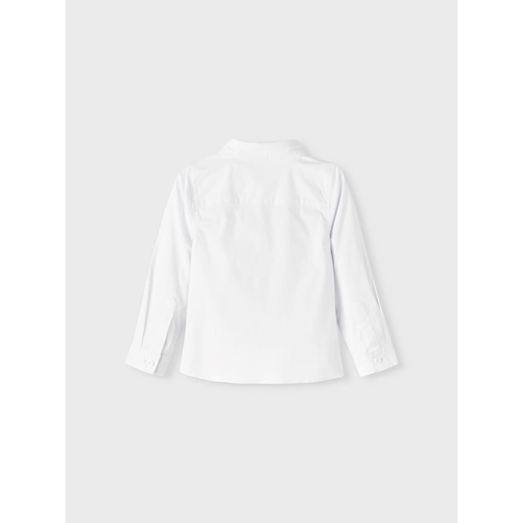 NMMROAH LS SHIRT 13209663 Bright White