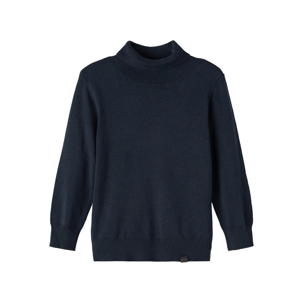 NMMRALOSO LS ROLLNECK KNIT 13211321 Dark Sapphire