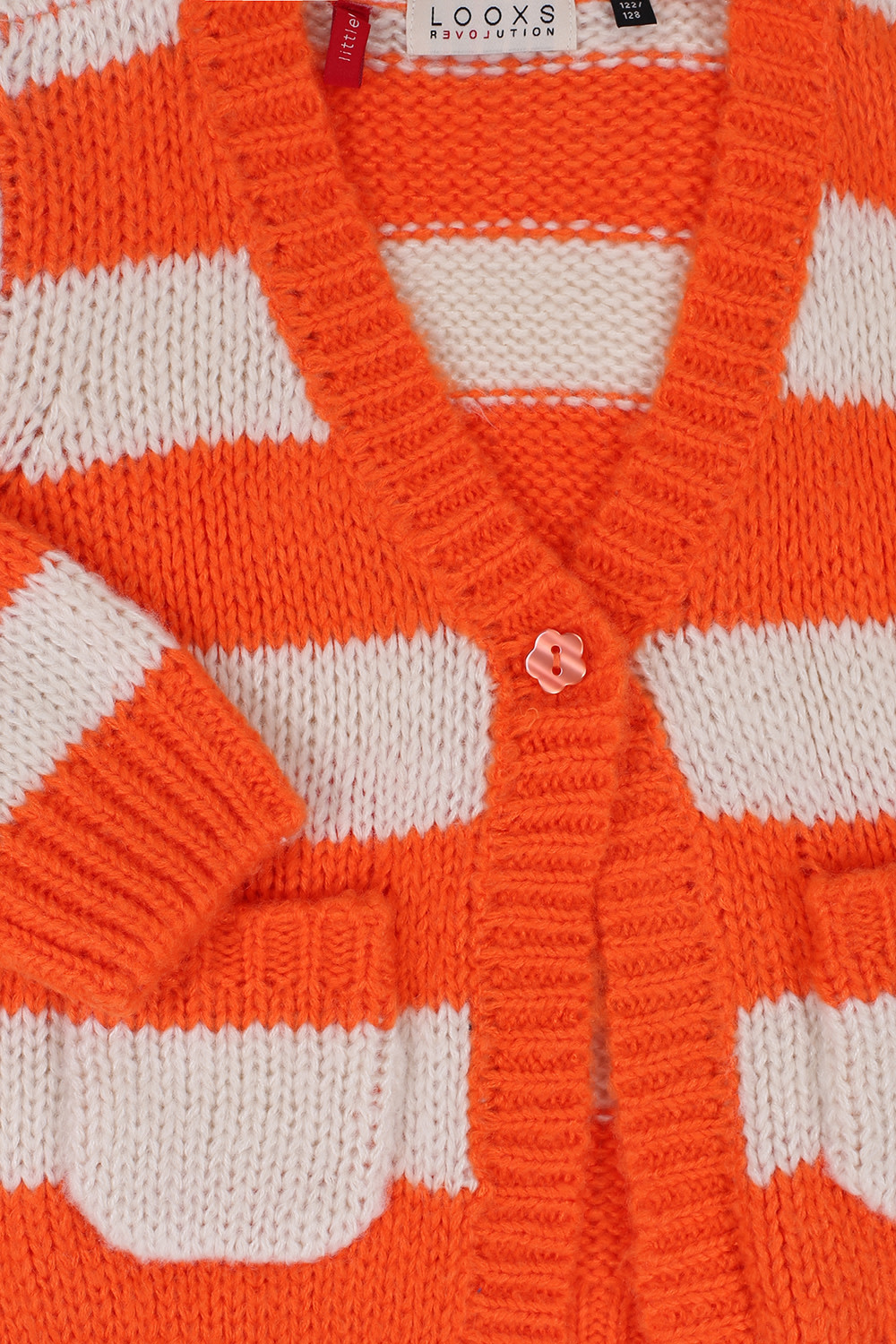 Knitted blockstripe cardigan 2301-7304-259