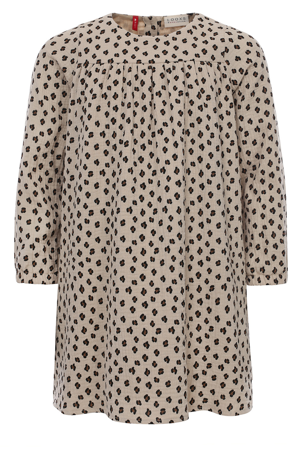 printed mousseline wide dress 2301-7808-944