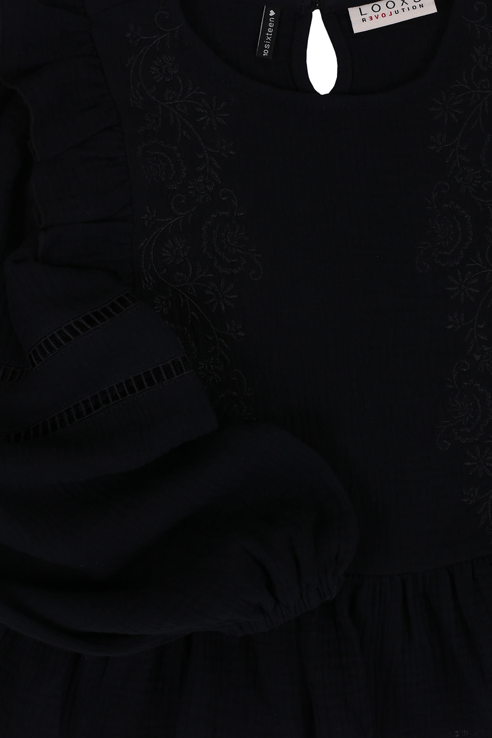 Mousseline embroidery top 2301-5120-090