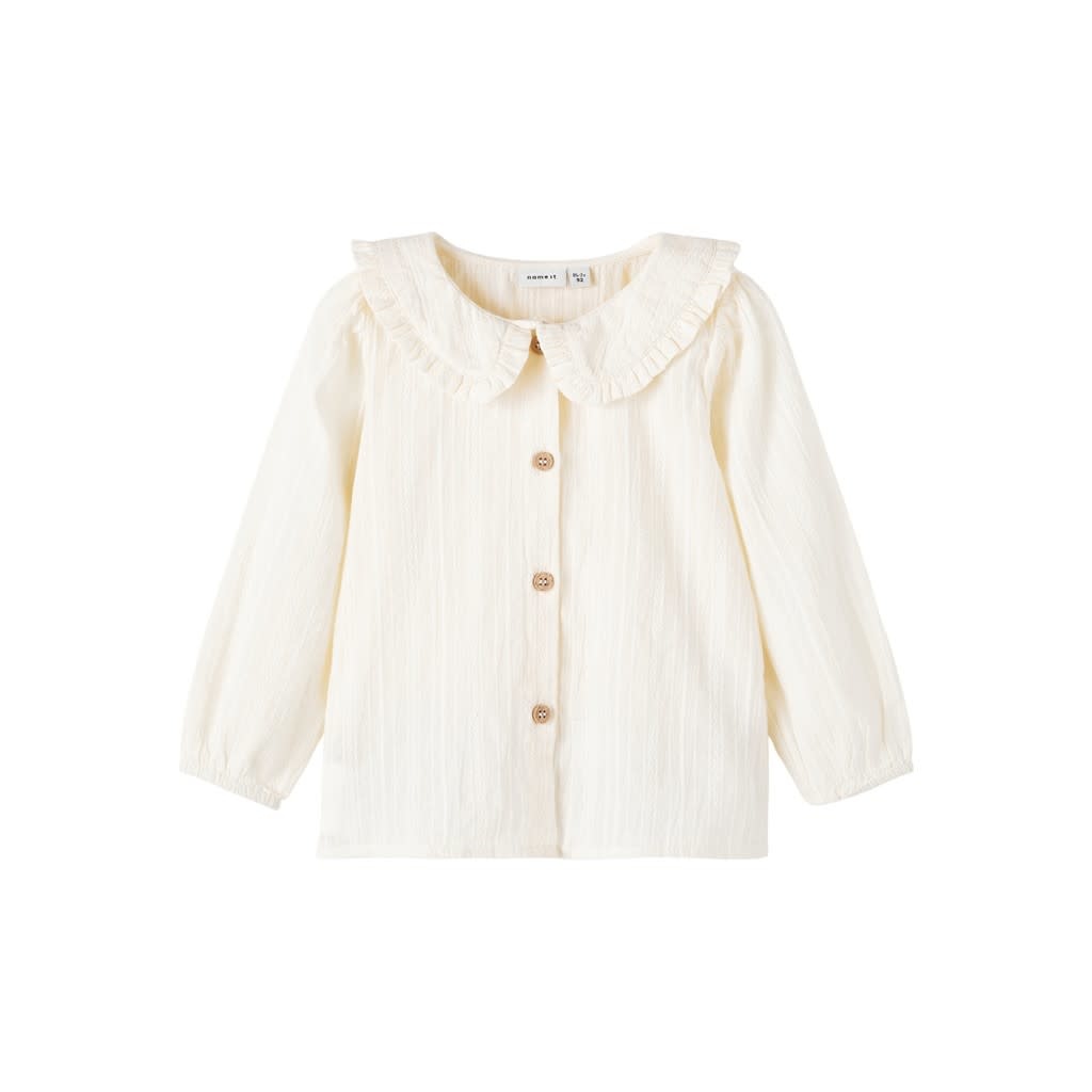 NMFBESOL LS SHIRT 13211726 Buttercream